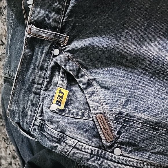 Bilt Iron Workers Jeans Mens 38  Denim Pants with knee pads - Picture 9 of 10